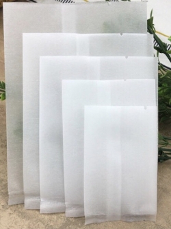 ซองขุ่นใส่สบู่ เกล็ดเงิน10*12.4 cm. 100 ชิ้น