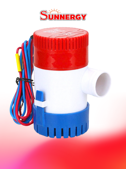 โซล่าปั๊ม (Solar Pump) ยี่ห้อ Bilge ขนาด 750GPH 12V