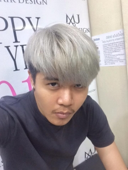 บริการทำสีผม สีเทา Silver
