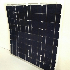 แผงโซล่าเซลล์ ชนิด Mono-Crystalline ขนาด 50W แบบโค้งงอได้ Flexible Solar Panel