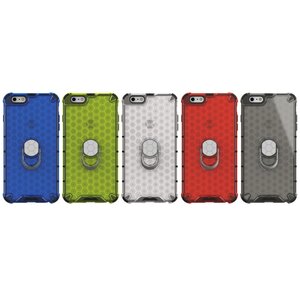 Case iPhone 6s Plus / 6 Plus # Pre-order * เคสกันกระแทกรังผึ้ง PC + เคสป้องกันผู้ถือแหวน TPU *