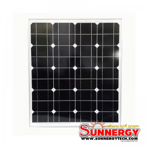 แผงโซล่าเซลล์ ชนิด Mono Crystalline ขนาด 10W