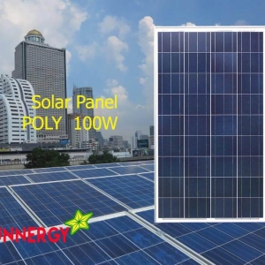 แผงโซล่าเซลล์โพลี 100W