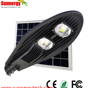 โคมไฟ Solar Street Light ขนาด 60W พร้อมแผงโซล่าเซลล์ 70W