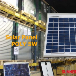แผงโซล่าเซลล์โพลี 5W