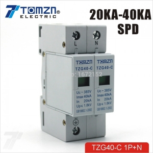 Surge แบบ SPD AC 20-40kA 385V 2P (TMZ)