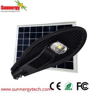 โคมไฟ Solar Street Light ขนาด 30W พร้อมแผงโซล่าเซลล์ 45W
