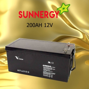 แบตเตอรี่ขนาด 200Ah 12V ชนิด Deep Cycle - AGM ** หมายเหตุ สินค้าที่มีน้ำหนักมากกว่า 50 กิโลกรัม หรือ ปริมาตรมากกว่า 250,000 ลูกบากศ์เซนติเมตร ผู้รับต้องมารับสินค้าเองที่ DC ปลายทาง **