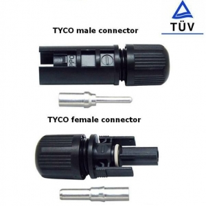Cable & Connector (ตัวเชื่อมสายไฟ) แบบ MC4-Tyco