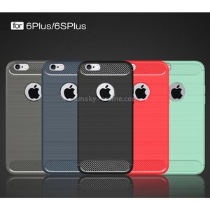 Case iPhone 6s Plus / 6 Plus # Pre-order * เคสป้องกันเกราะที่ทนทานไฟเบอร์ TPU แบบมีขนแปรง *