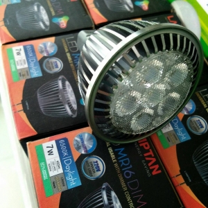 หลอดไฟ LED MR16 DIM ขนาด 7V 220V Cool White (Lamptan)