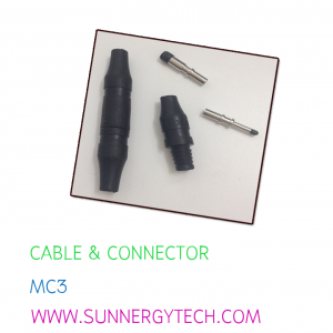 Cable & Connector (ตัวเชื่อมสายไฟ) แบบ MC3