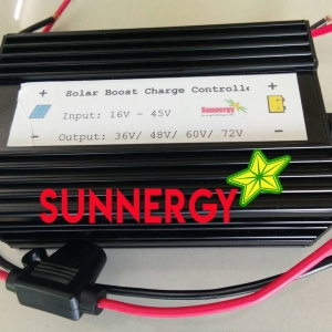 ตัวควบคุมการชาร์จแบตเตอรี่ แบบ MPPT Boost Controller 18V to 48V