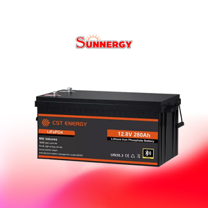 CST ENERGY 12.8V 280Ah Deep Cycle LiFePO4 Battery with High-Temp Protection