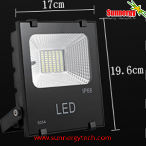 LED Solar Flood Light 30W พร้อมแบตเตอรี่ 10400mAh