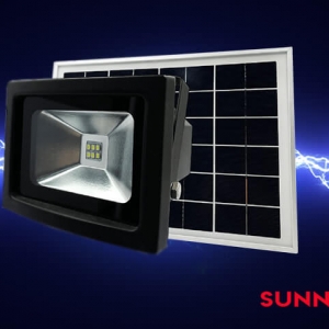 โคมไฟ LED Solar Flood Light ขนาด 6W 12V รุ่น STCLF-TSGS6W1