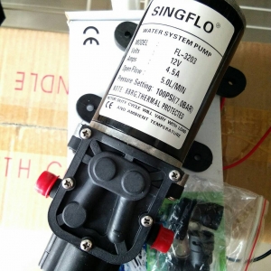 โซล่าปั๊ม ชนิดไดอะแฟรม (Diaphragm) ขนาด 5LPM 12VDC 4.5A 100PSI