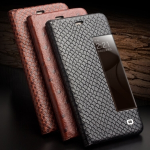 Case Huawei P10 Plus / Pre-order * QIALINO เคสหนังแท้ ฟังก์ชั่นปลุก / นอนหลับอัตโนมัติ *