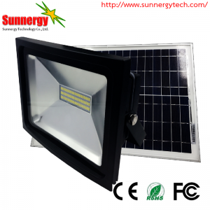 โคมไฟ LED Solar Flood Light ขนาด 30W 18V รุ่น STCLF-TSGS30W1