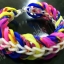 ยางถัก 100% ซิลิโคน Tie Die 3 Colors Loom Bands 600 เส้น ( T3C)