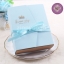 กล่องกระดาษ bookสีฟ้า พร้อมโบว์ 10.3*13*4 cm 10 ชิ้น