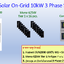 ชุดโซล่าเซลล์ออนกริดพร้อมติดตั้งขนาด 10kW 3 Phase (รวมค่าติดตั้ง)