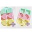 แม่พิมพ์ซิลิโคน หัวใจ ดอกไม้ สี่เหลี่ยม คละลาย 6ช่อง 55-65g 008014