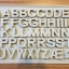 แม่พิมพ์ตัวอักษร A-Z ประมาณตัวอักษร 2*2.5 cm
