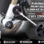 อุปกรณ์เสริมตกแต่งกันล้มล้อหน้า Front Axle Slider Kit BMW R1200 GS