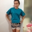 เสื้อยืด สีเขียวหยก 4XL คอกลม