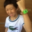 Watch Green (ตัวเรือนนาฬิกาข้อมือสีเขียว แบบตัวเลข ดิจิตอล สำหรับ ยางถักLoom Bands)
