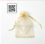 ถุงผ้าไหมแก้วสีทองมีเชือกรูด 100 ชิ้น 006097