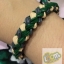 100% Silicone Loom Bands สีเขียวทหาร 600 เส้น ( # 22 )