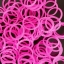 หนังยางถัก Loom Band เรืองแสง(Glow in the dark )/ Pink 100% Silicone 600 เส้น(GP)