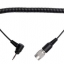 2-WAY RADIO CABLE FOR MOTOROLA SINGLE-PIN CONNECTOR