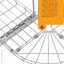 รางตะแกรงสายไฟสแตนเลส (Mesh Cable Tray) ยี่ห้อ OBO