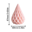 แม่พิมพ์ซิลิโคน คริสมาสต์เพชร กรวยเพชร 90g 6*6*8.7cm 0005254