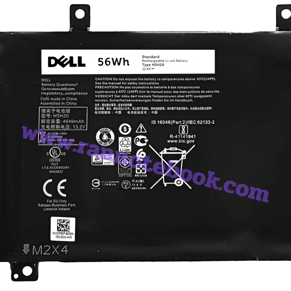 แบตเตอรี่ Dell Inspiron 7591 7501 แท้ศูนย์ ส่งด่วน!