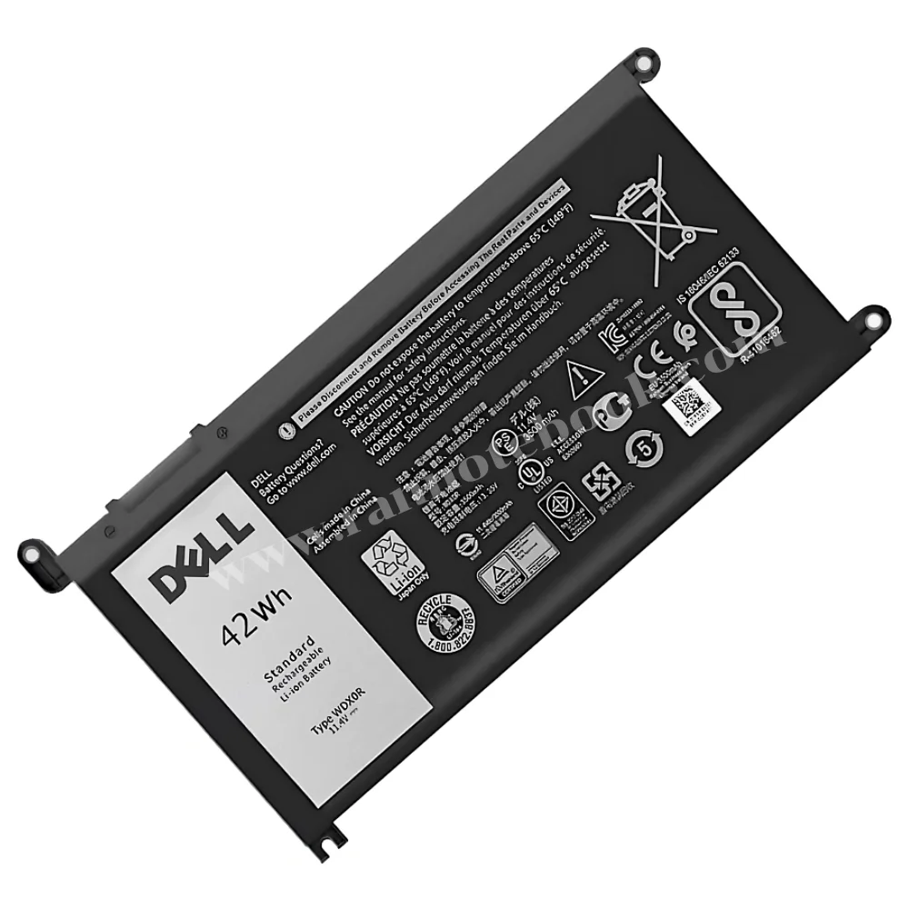 Battery Dell Inspiron 5368 5378 5379 13 5000 42Whr Series WDX0R ของแท้ ประกันศูนย์ ราคา พิเศษ