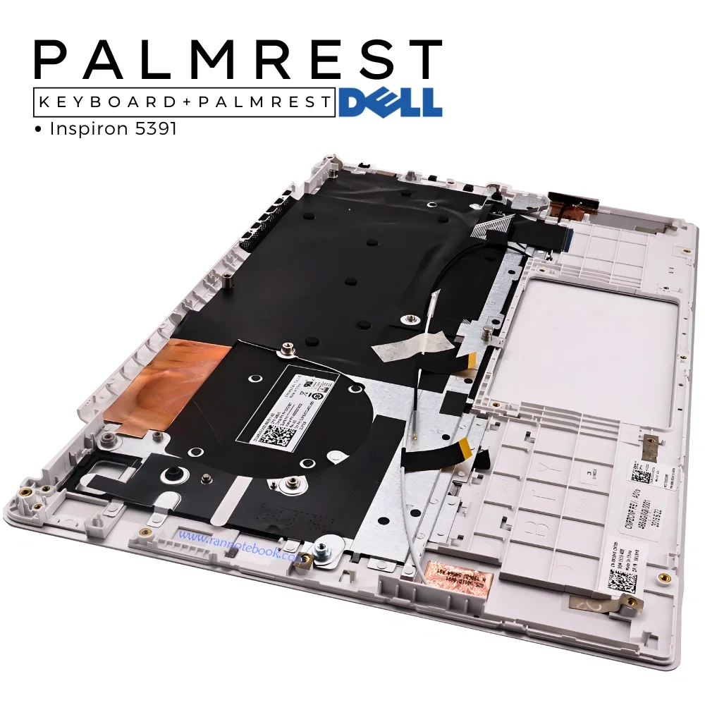 บอดี้โน๊ตุบ๊ค Palmrest Keyboard Dell Inspiron 5391 ของแท้ ประกันศูนย์ Dell Thailand