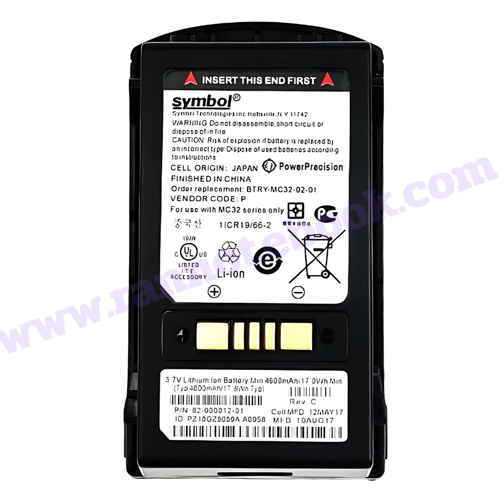 MC32N0 แบตเตอรี่ เครื่องยิงบาร์โค้ด Symbol BTRY-MC32-02-01