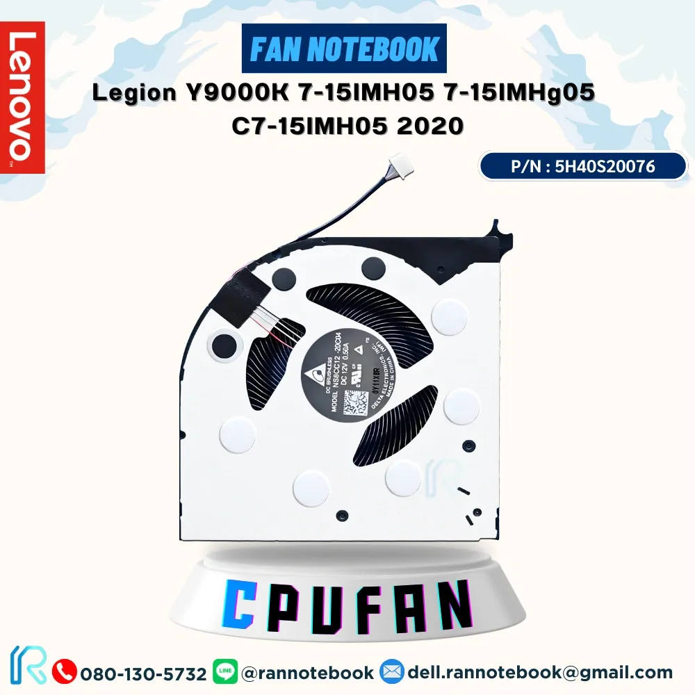 Fan Notebook Lenovo Legion Y9000K 7-15IMH05 15IMHg05 C7-15IMH05