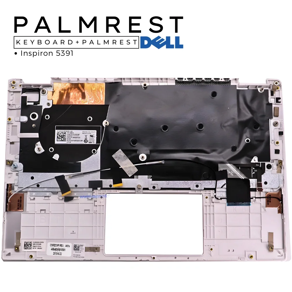 บอดี้โน๊ตุบ๊ค Palmrest Keyboard Dell Inspiron 5391 ของแท้ ประกันศูนย์ Dell Thailand