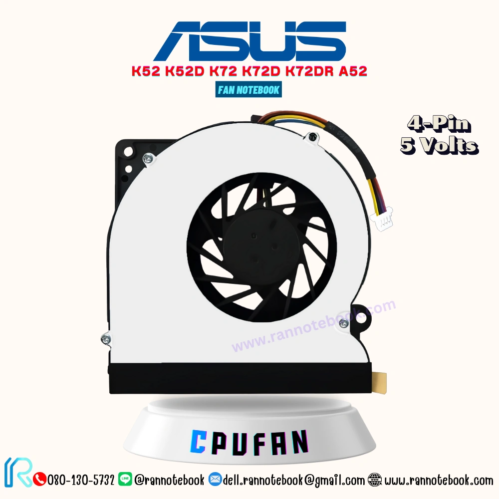 Fan Notebook Asus K52 K52D K72 K72D K72DR A52 A52JE