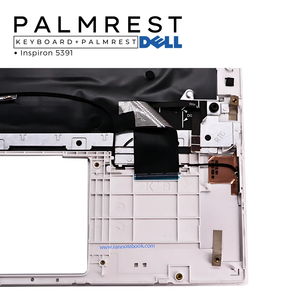 บอดี้โน๊ตุบ๊ค Palmrest Keyboard Dell Inspiron 5391 ของแท้ ประกันศูนย์ Dell Thailand