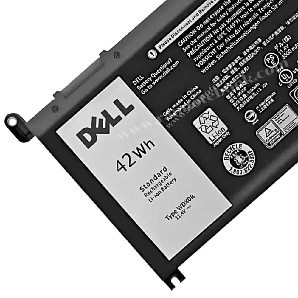 Battery Dell Inspiron 5368 5378 5379 13 5000 42Whr Series WDX0R ของแท้ ประกันศูนย์ ราคา พิเศษ