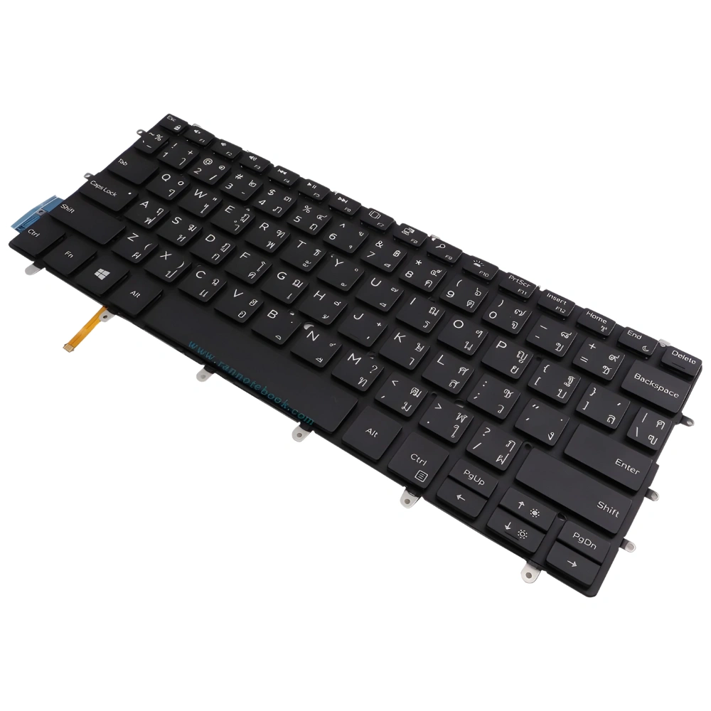 Keyboard Notebook Dell XPS 13 7390 TH ENG แท้ศูนย์ประกัน Dell